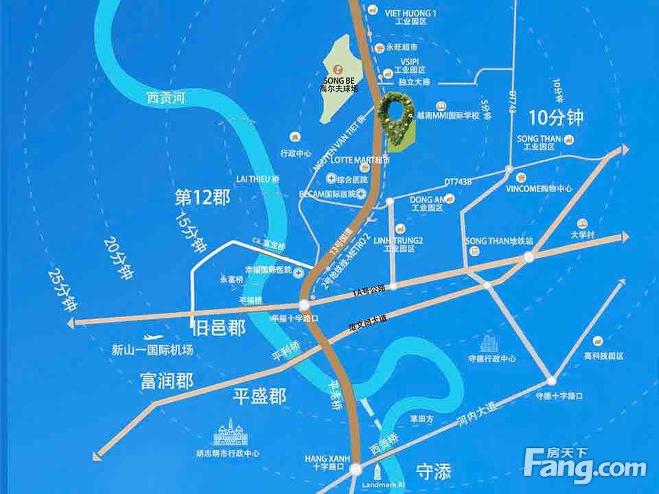 小区相关图