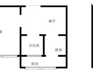 电机楼小户型1室1厅 正南 楼层好