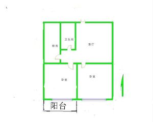 税务局宿舍(建明南路)2室1厅1卫1阳台6/6层