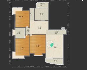 新时代3室2厅2卫南朝向350.0万元/套出售