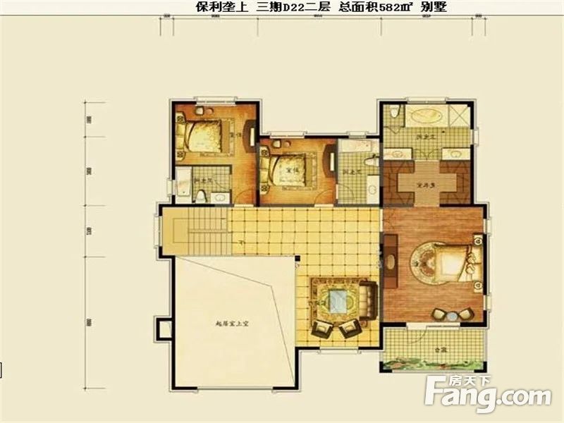 全明新房会所租售部三期法式独栋大理石外立面举架高有钥