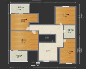 格兰云天东区6室3厅3卫南朝向500.0万元/套出售