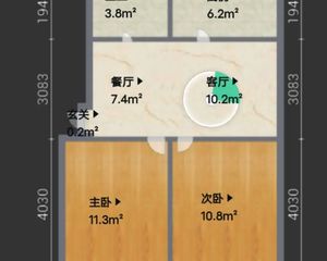 育才家园北区2室2厅1卫南朝向138.0万元/套出售