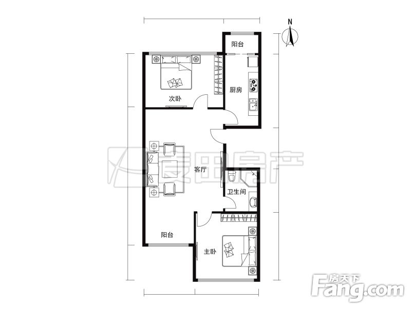 急售次顶层有钥匙南北两居价可谈找我拿底价东城本家国瑞