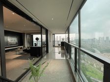 特价!礼嘉之巅一线江湾大平层 270°玻璃幕墙落地窗观景