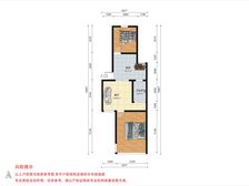 建德花园海棠苑 71平2居 南北向简装修 视野无遮挡