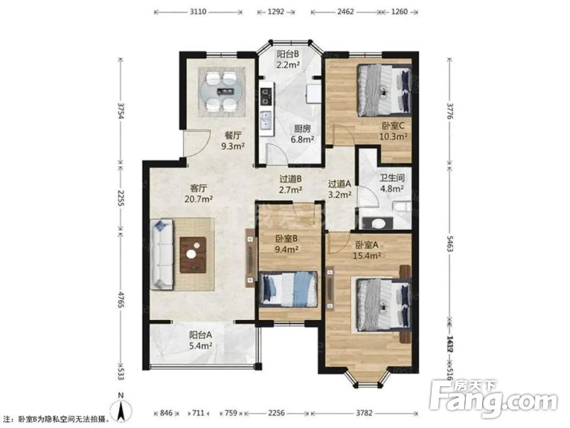 北京通州北关天赐良园二手房 三室 - 房天下