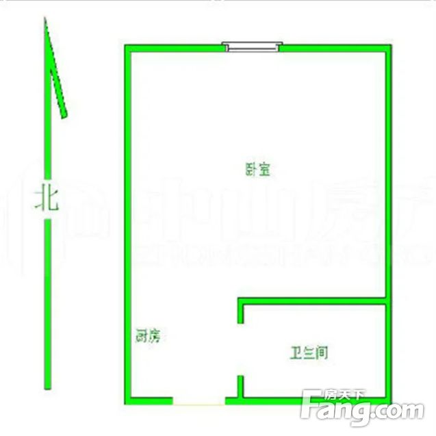 万达广场单身公寓小户型1室1厅精装修高层采光好满二年