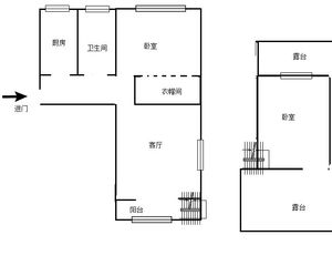 正南新马路187号2室1厅精装修