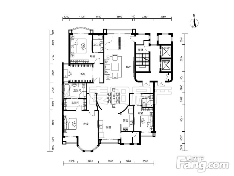 出售星河湾5室南北向精装修