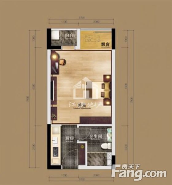 凤岭北美泉1612精装单间即买即低于市场价