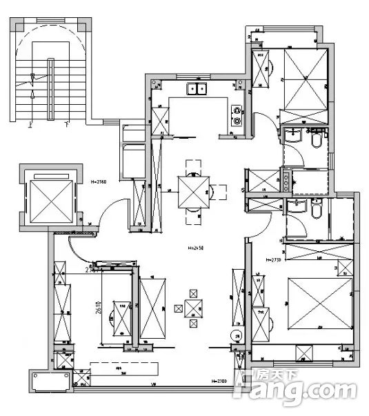 诚售碧桂园陵江府电梯洋房精装3室2卫一梯一户中间层