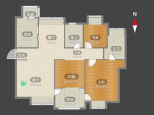 世茂香槟湖一期 3室2厅 简装修出售价格可谈