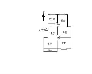 桑梓苑2室1厅1卫南朝向130.0万元/套出售
