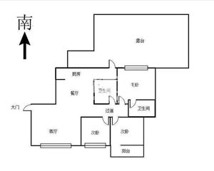 送大露台 普罗旺斯旁 巴黎香醍 105平3居 朝南 看房方便