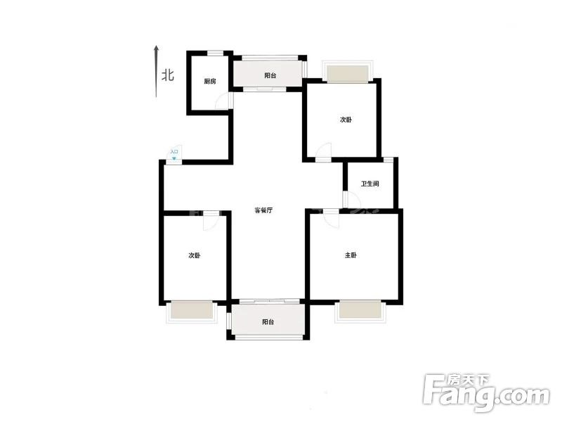 地铁口新区公园旁,吟枫苑精装三室高层,全天采光