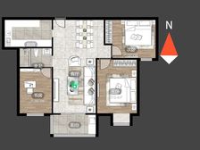 房源齐备 极具性价比【安全保障 不报虚价】天隽峰 3室