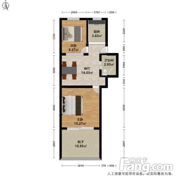 低总价满五年一楼带院子超实用的