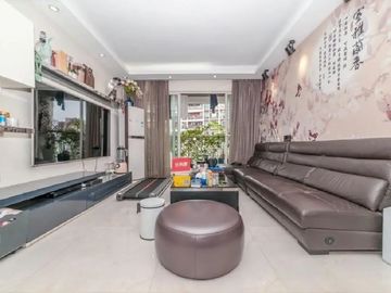 万科翰邻城,方正四房!门口16号,满五 ,旁边仁恒商业4室2厅|85.