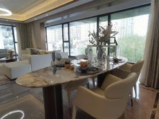 翠礼峰天玺常州豪宅天花板豪装交付客厅长阳台157平345万