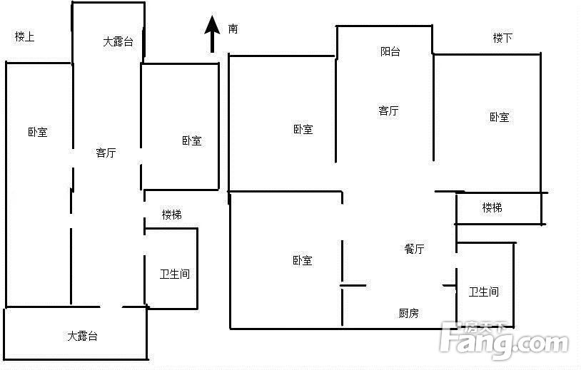 正南文昌花园5室3厅精装修
