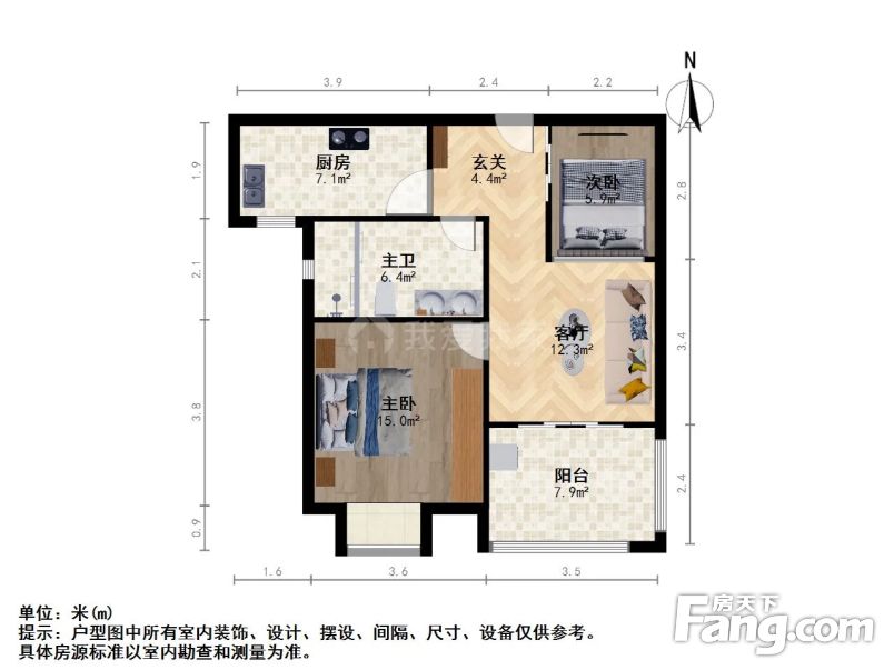 高新(虎丘)通安华通花园六区2室1厅,苏州高新通安华通花园六区二手房