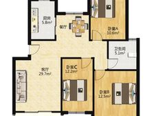 三林世博家园(板泉路2101弄) 97平3居 南北向简装修