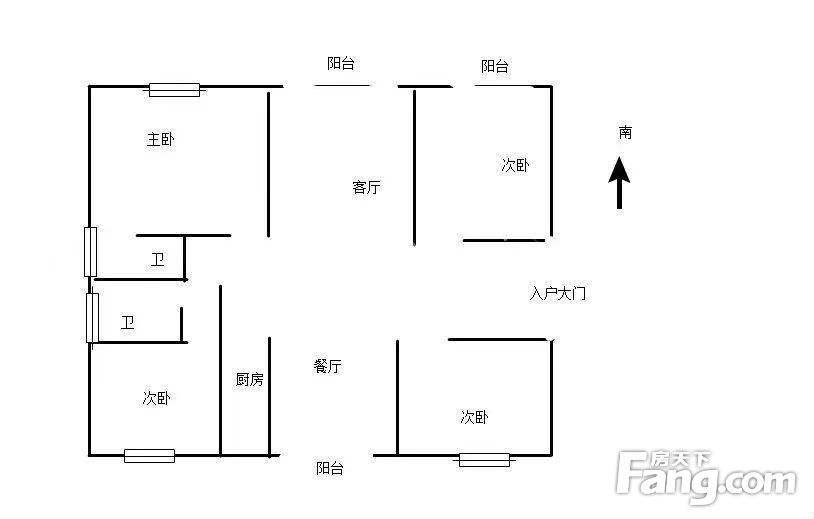 锦州南郡香山府户型图图片