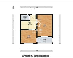 汉沽红霞里小户型1室1厅 正南 高层采光好 满5年