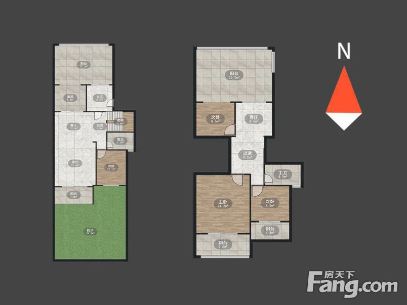 新出特价叠墅绿地香奈下叠带大院子纯毛坯急卖随时看房