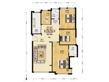 全新精装60万 新风地暖 中 央空调 边套 可拎包入住