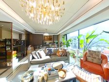 万科翡翠公园一期 精装叠拼,无遮挡 中间位置 拎包住