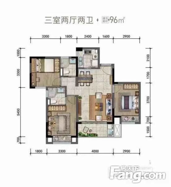 郫都区12号线旁精装现房花园洋房首付26万买套四
