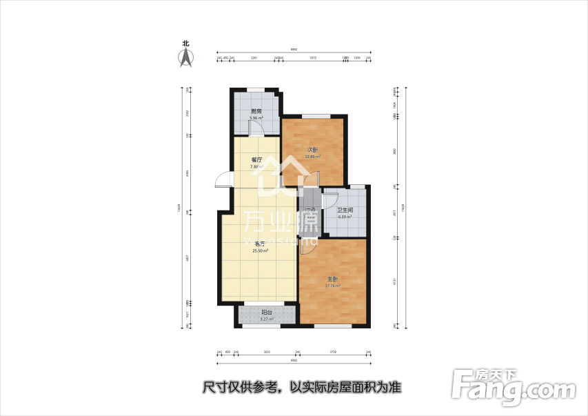 江油万通华府106户型图图片