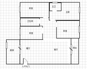 中梁首府4室2厅2卫 正南 舒适楼层