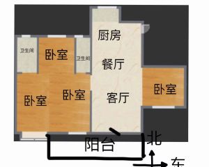 中海锦城4室2厅2卫 正南 舒适楼层
