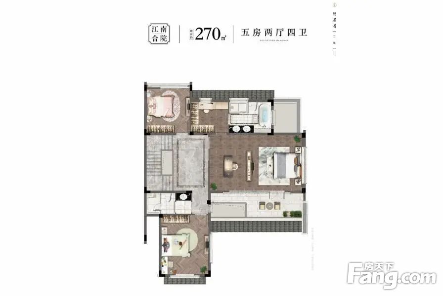 江南里联排别墅边户院子大西太湖天安别墅旁