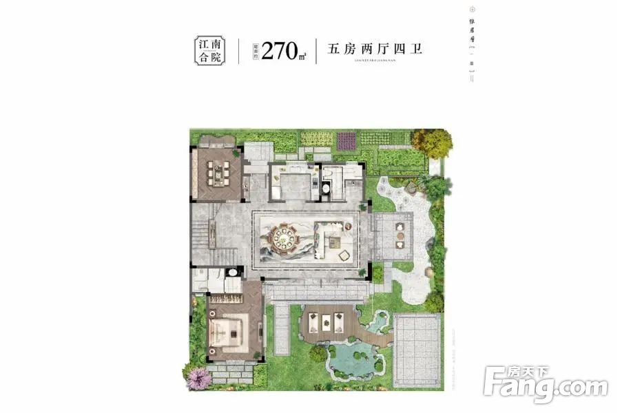 江南里联排别墅边户院子大西太湖天安别墅旁