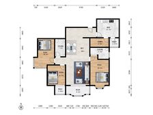 朝阳区红庙东区国际公寓3室1厅
