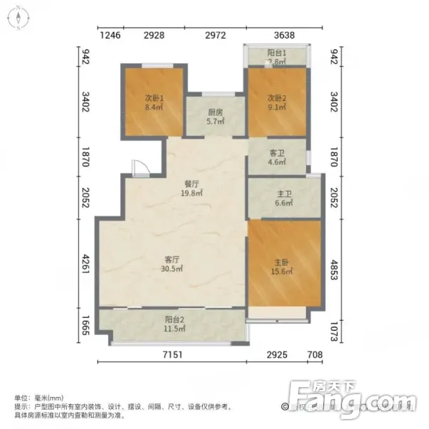 合肥世茂国风户型图图片