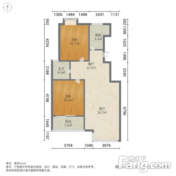 金华三盛颐景园户型图图片