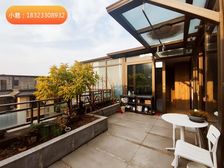 康桥上叠 豪装原木风 套房设计 带屋顶花园 地暖空调急卖