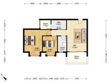 翠湖豪苑 近平湖 两房朝南 欧式装修 看房方便