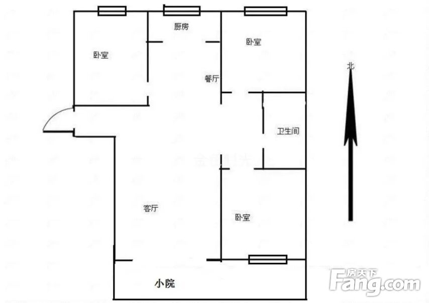 南北通透密雲華潤橡樹灣3室2廳精裝修