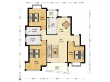 南北通透瀚锦苑3室2厅