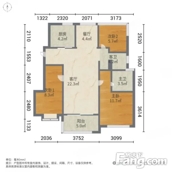 合肥滨湖正荣府户型图图片