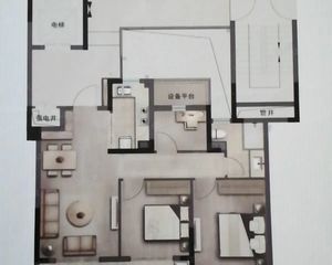 保亿湖风雅园3室1厅1卫南朝向170.0万元/套出售