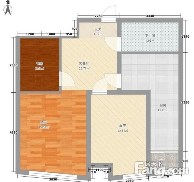 單價7000多點 2室65萬,濰坊奎文中上虞東方明珠二手房 兩室 - 房天下