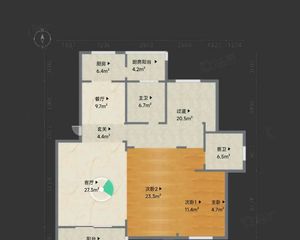 古城新境5室2厅3卫南朝向270.0万元/套出售