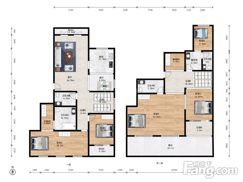 余杭五常西溪望庄5室2厅